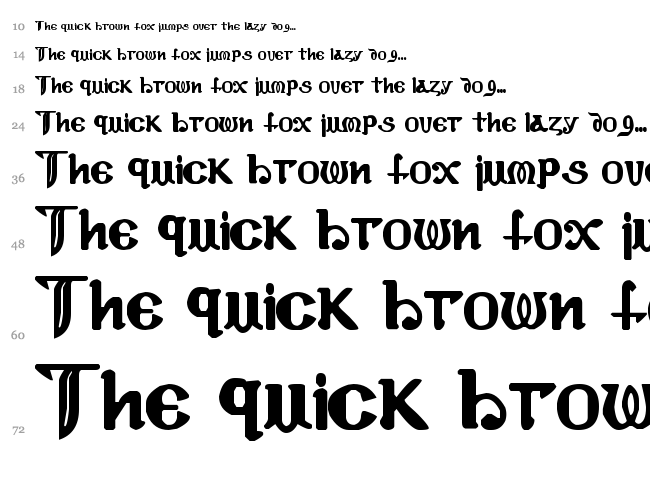 Coptic Eyes Coptic font waterfall